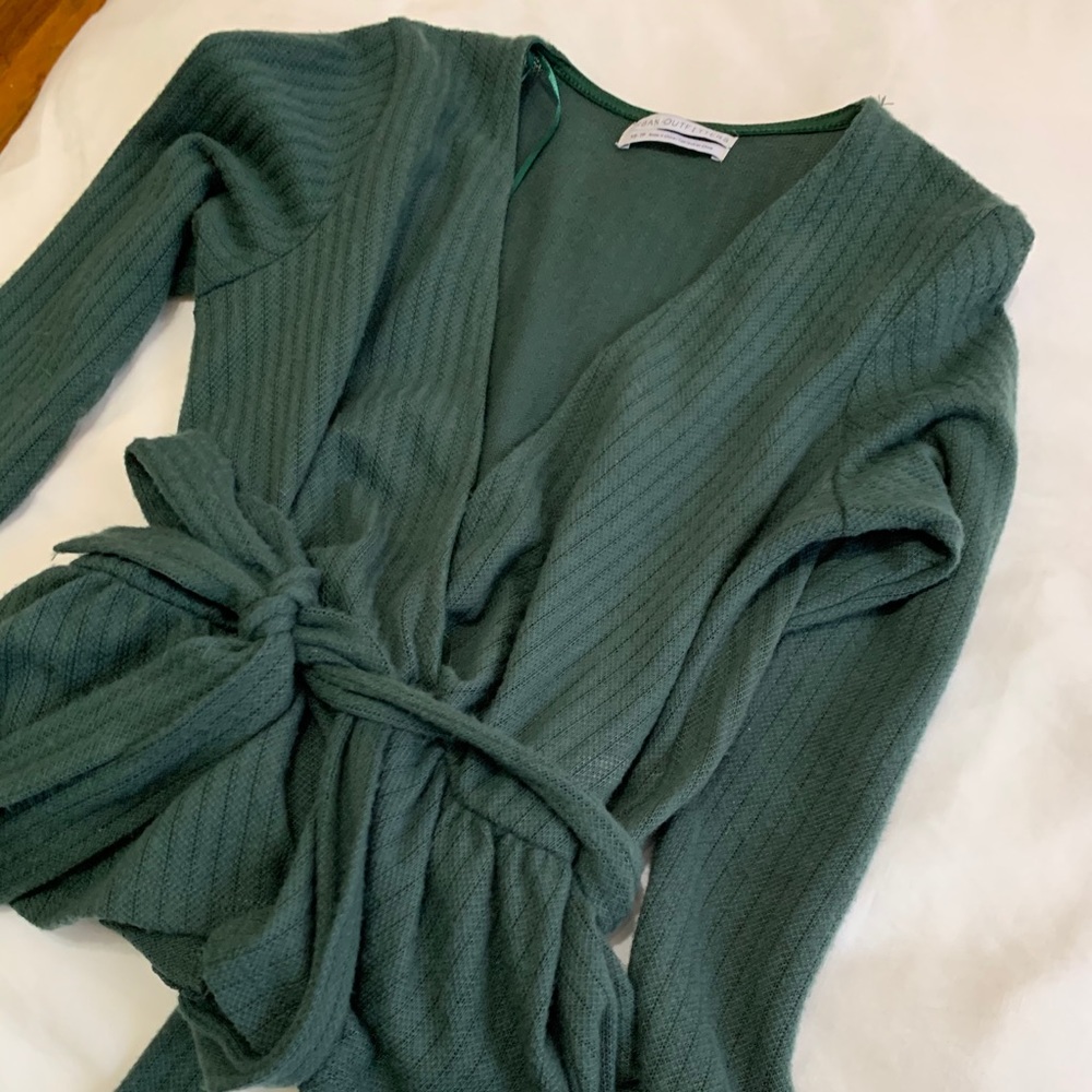 Urban Outfitters v-neck tie front top